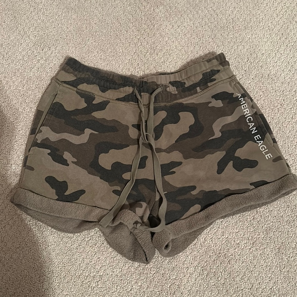 Cute camo draw string American eagle lounge shorts